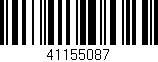 Código de barras (EAN, GTIN, SKU, ISBN): '41155087'