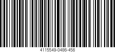Código de barras (EAN, GTIN, SKU, ISBN): '4115549-0486-456'