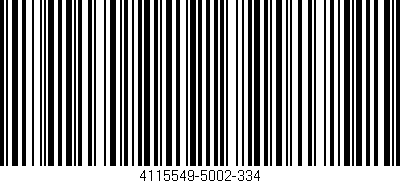 Código de barras (EAN, GTIN, SKU, ISBN): '4115549-5002-334'