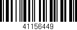 Código de barras (EAN, GTIN, SKU, ISBN): '41156449'
