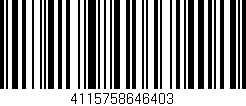 Código de barras (EAN, GTIN, SKU, ISBN): '4115758646403'