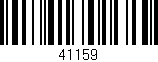 Código de barras (EAN, GTIN, SKU, ISBN): '41159'