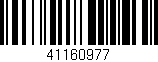 Código de barras (EAN, GTIN, SKU, ISBN): '41160977'