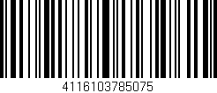 Código de barras (EAN, GTIN, SKU, ISBN): '4116103785075'