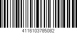 Código de barras (EAN, GTIN, SKU, ISBN): '4116103785082'