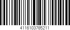 Código de barras (EAN, GTIN, SKU, ISBN): '4116103785211'