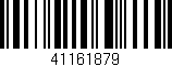 Código de barras (EAN, GTIN, SKU, ISBN): '41161879'
