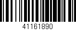 Código de barras (EAN, GTIN, SKU, ISBN): '41161890'