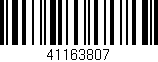 Código de barras (EAN, GTIN, SKU, ISBN): '41163807'