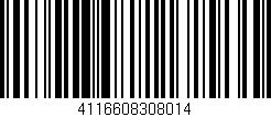 Código de barras (EAN, GTIN, SKU, ISBN): '4116608308014'