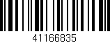 Código de barras (EAN, GTIN, SKU, ISBN): '41166835'