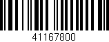 Código de barras (EAN, GTIN, SKU, ISBN): '41167800'