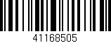 Código de barras (EAN, GTIN, SKU, ISBN): '41168505'