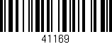 Código de barras (EAN, GTIN, SKU, ISBN): '41169'