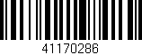 Código de barras (EAN, GTIN, SKU, ISBN): '41170286'