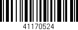 Código de barras (EAN, GTIN, SKU, ISBN): '41170524'