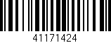 Código de barras (EAN, GTIN, SKU, ISBN): '41171424'