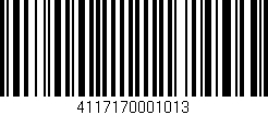 Código de barras (EAN, GTIN, SKU, ISBN): '4117170001013'