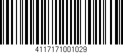 Código de barras (EAN, GTIN, SKU, ISBN): '4117171001029'
