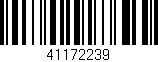 Código de barras (EAN, GTIN, SKU, ISBN): '41172239'