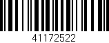 Código de barras (EAN, GTIN, SKU, ISBN): '41172522'