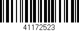 Código de barras (EAN, GTIN, SKU, ISBN): '41172523'