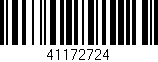 Código de barras (EAN, GTIN, SKU, ISBN): '41172724'