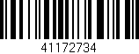 Código de barras (EAN, GTIN, SKU, ISBN): '41172734'