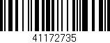 Código de barras (EAN, GTIN, SKU, ISBN): '41172735'
