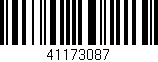 Código de barras (EAN, GTIN, SKU, ISBN): '41173087'