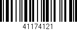 Código de barras (EAN, GTIN, SKU, ISBN): '41174121'