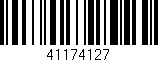Código de barras (EAN, GTIN, SKU, ISBN): '41174127'