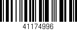 Código de barras (EAN, GTIN, SKU, ISBN): '41174996'
