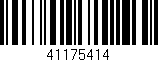 Código de barras (EAN, GTIN, SKU, ISBN): '41175414'