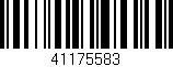 Código de barras (EAN, GTIN, SKU, ISBN): '41175583'