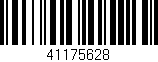 Código de barras (EAN, GTIN, SKU, ISBN): '41175628'