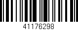 Código de barras (EAN, GTIN, SKU, ISBN): '41176298'