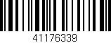 Código de barras (EAN, GTIN, SKU, ISBN): '41176339'