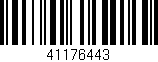 Código de barras (EAN, GTIN, SKU, ISBN): '41176443'