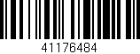 Código de barras (EAN, GTIN, SKU, ISBN): '41176484'