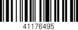 Código de barras (EAN, GTIN, SKU, ISBN): '41176495'