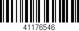 Código de barras (EAN, GTIN, SKU, ISBN): '41176546'