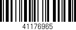 Código de barras (EAN, GTIN, SKU, ISBN): '41176965'
