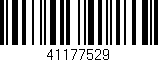Código de barras (EAN, GTIN, SKU, ISBN): '41177529'