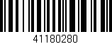 Código de barras (EAN, GTIN, SKU, ISBN): '41180280'
