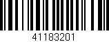 Código de barras (EAN, GTIN, SKU, ISBN): '41183201'