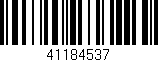Código de barras (EAN, GTIN, SKU, ISBN): '41184537'