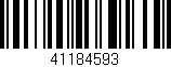 Código de barras (EAN, GTIN, SKU, ISBN): '41184593'