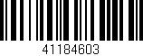 Código de barras (EAN, GTIN, SKU, ISBN): '41184603'
