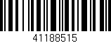 Código de barras (EAN, GTIN, SKU, ISBN): '41188515'